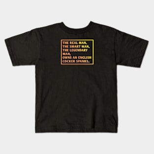 English cocker Spaniel Kids T-Shirt